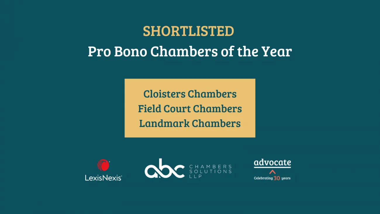 Chambers Shortlist 2026